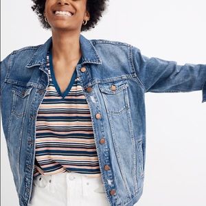 Madewell Oversized Trucker Jean Jacket